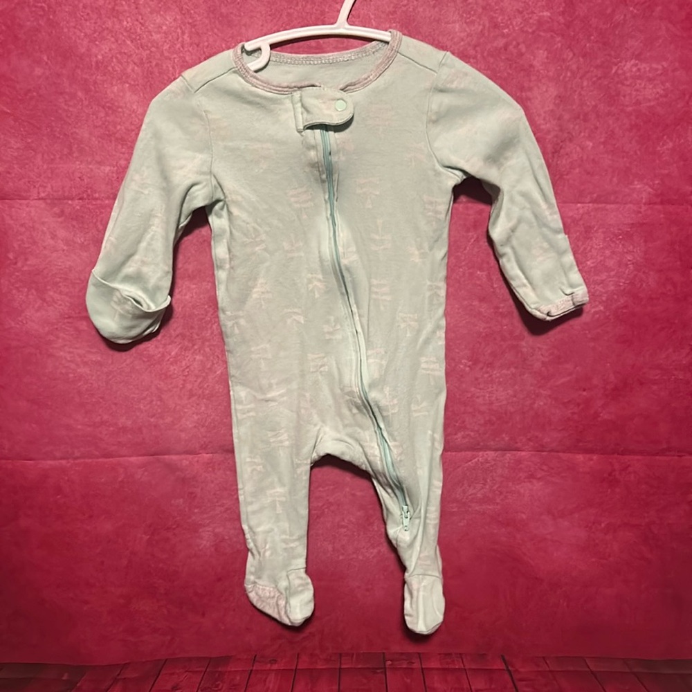(2 for $20) 0-3 Month CLOUD ISLAND Zip Up Sleeper